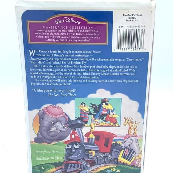 Disney VHS Masterpiece Collection "Dumbo" - Picture 3 of 4